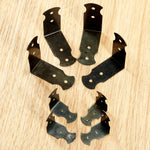 clips coin noir doré vis classique fourreurs travail bois petits grands