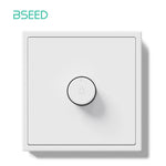 interrupteur rotatif blanc noir gris moderne minimaliste 80x80mm vis certification fcc rohs