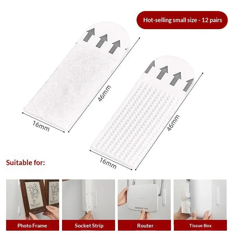 rubans adhésifs blancs modernes fixer cadres photo 12pcs 24pcs différentes tailles perforations grille