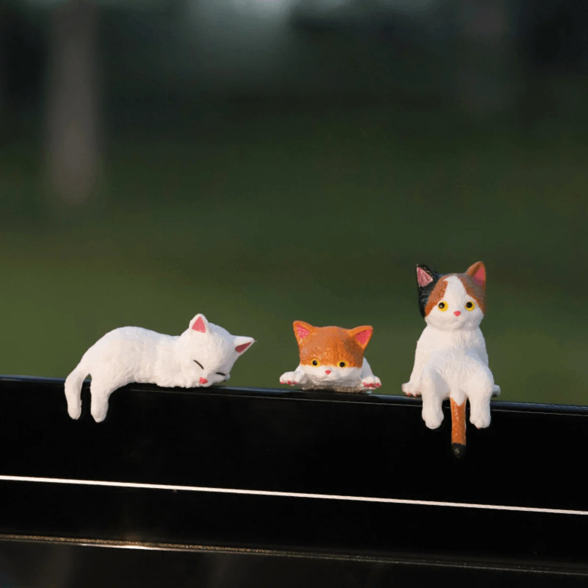 figurines chats décor animaux miniature ornement monitor décoration table cadeau
