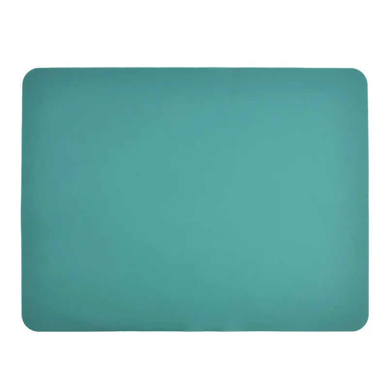 tapis table silicone antidérapant jaune bleu gris moderne 40x30cm quotidien lavable durable
