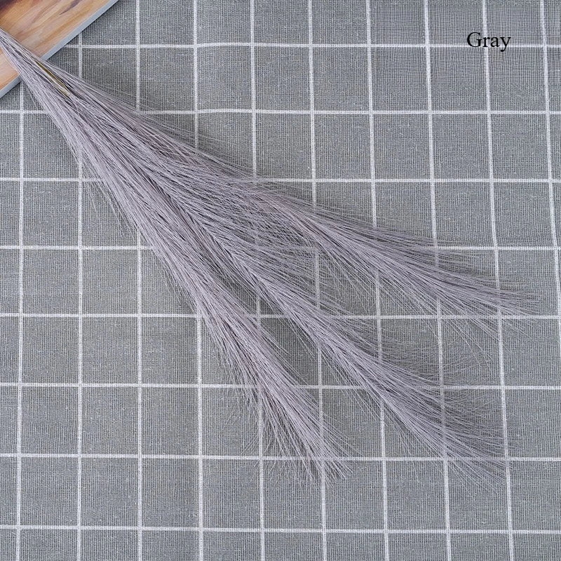 plume artificielle noire naturelle décoration intérieure extérieure 63cm exposée soie fibreuse texture
