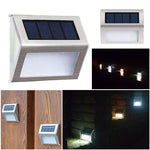 lampe solaire murale extérieure led moderne argentée noire blanche adhésive jardin patio