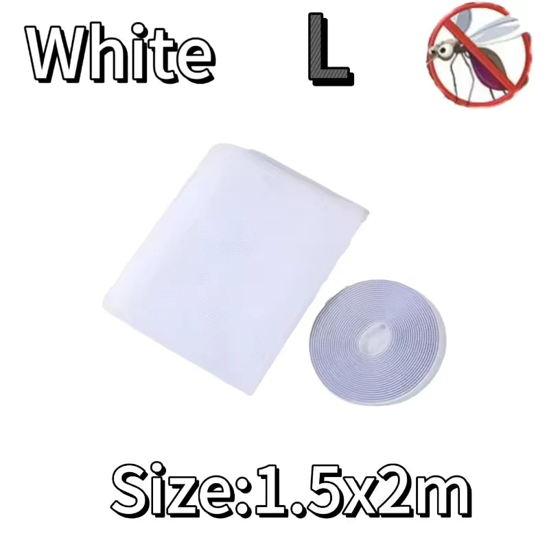 filet anti moustiques adhésif fenetre blanc noir maille fine moderne rouleau ruban adhésif pack