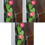magnétiques réfrigérateur décoratifs floral feuilles fleurs bleu rose vert étoiles