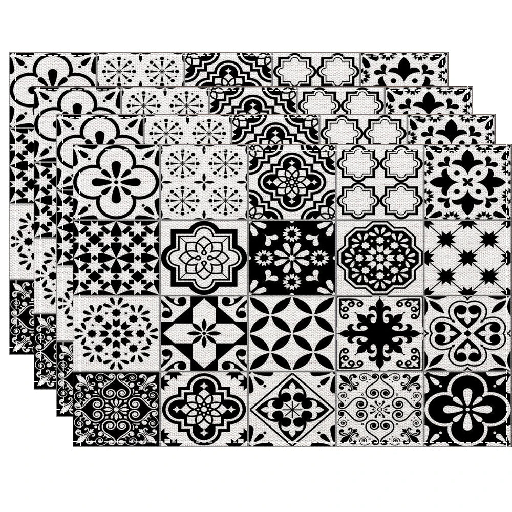 serviettes table lin beige clair motif géométrique respectueux environnement 32x42cm
