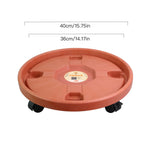 plateau rotatif roulettes plastique gris orange blanc moderne pratique