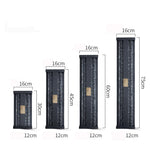 applique murale contemporaine acier inoxydable led éclairage extérieur waterproof noir okolets