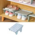 support chaussures moderne réutilisable couleur beige bleu clair rose pastel rondelles embossées opacité pratique