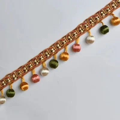 ruban décoratif or argent élégant pendantes motif géométrique classique adhésif vert blanc