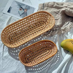 paniers rotin tressage géométrique naturel multifonctionnels ménagers réutilisables traditionnels artisanats