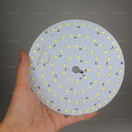 panneau led blanc moderne diodes smd5730 12v 3000k 6500k fixations inclusées