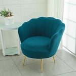 housse fauteuil blanc bleu rose gris beiges rayures horizontales moderne pieds dorés machine extensible