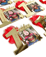 Lot de 10 cadres photo anniversaire acrylique