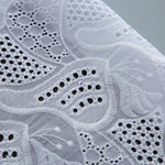 dentelle blanche florale opaques classique mariage fête yards haute qualité