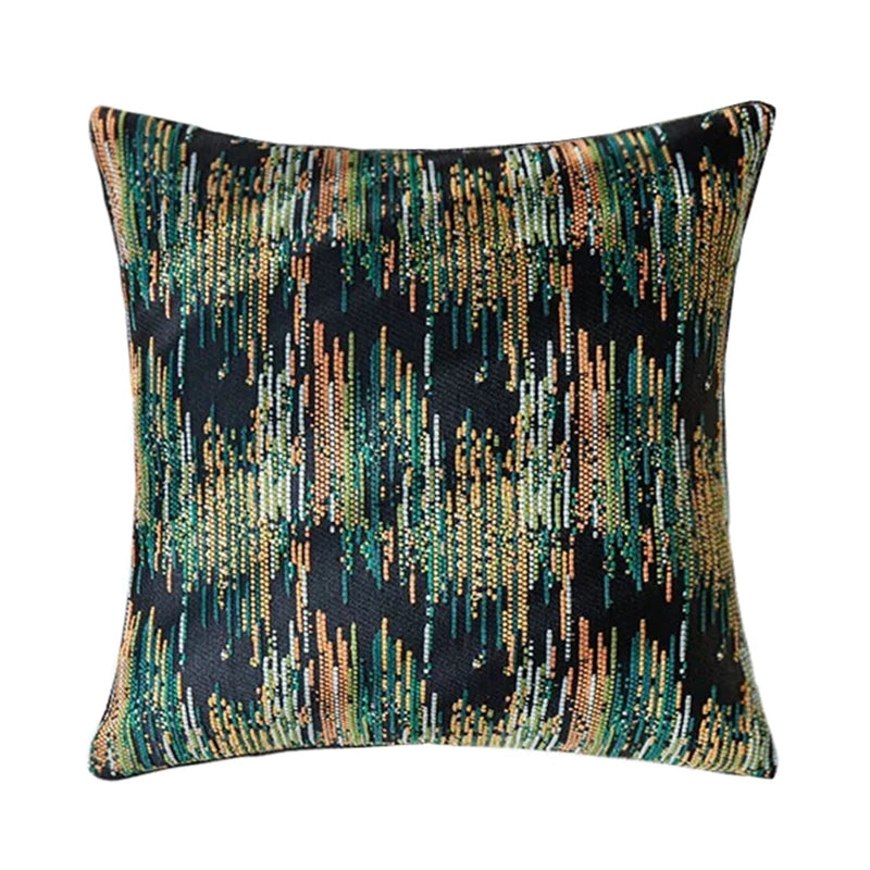 taie d'oreiller moderne colorées noir polyester rectangle sofa decorative chair bedding
