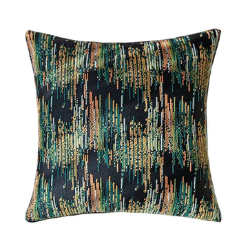 taie d'oreiller moderne colorées noir polyester rectangle sofa decorative chair bedding