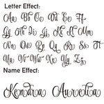 autocollant mural moderne or lettres stylisées adhésif dimension 28cm 42cm 52cm chambre salon decoration