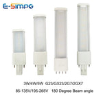 Ampoules LED 3W 4W 5W 7W Blanc Froid Opalescent G23 Moderne Fixation Adaptateurs