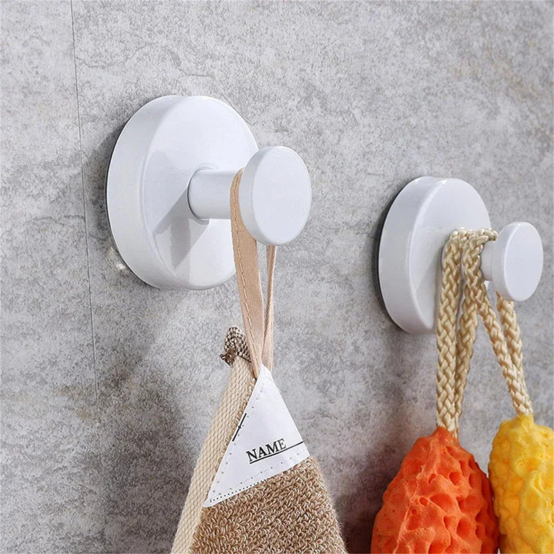 crochet mural adhésif moderne noir blanc doré brillant minimaliste support rangement salle bain