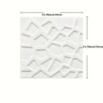 panneaux decoratifs murals blancs motif geometrique moderne adhésifs résistants humidité chambre enfants salon