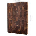 planches découpe marron rayures diagonales acacia résistante eau naturelle rustique
