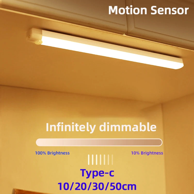 lampe led sans fil rechargeable capteur mouvement adhésif blanc moderne chambre cuisine escalier