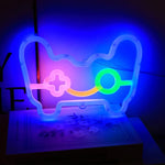 néon lumineux étoile nuage chauve souris foudre planète moderne minimaliste câble adaptateur