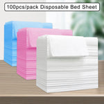 draps lit jetables bleu blanc rose 80x180cm 80x190cm tissu polyester solide simple