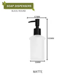 accessoires salle bain moderne distributeur savon gel douche lotion porte brosse dents support tasse