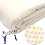 toile broderie rayée beige coton polyester antimicrobien control odeur tissu filet jaco Jacquard bricolage