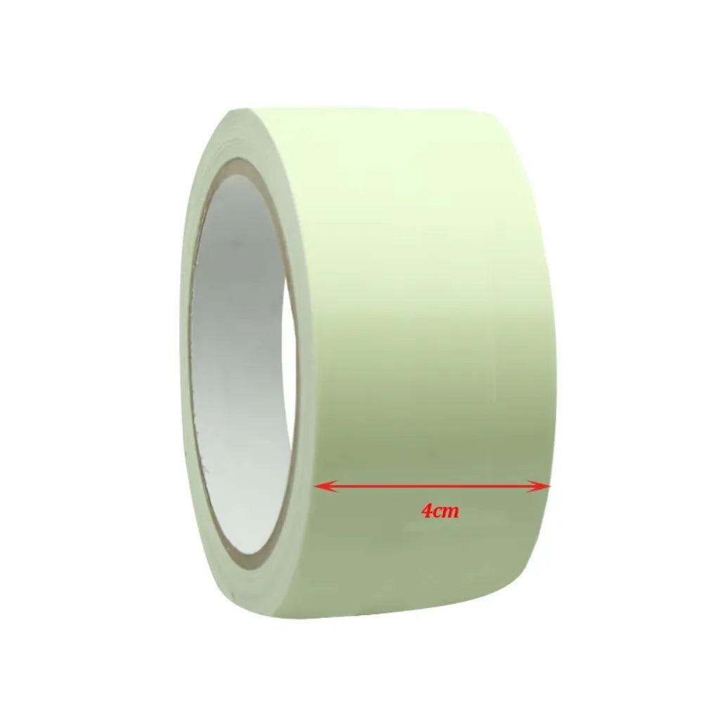 ruban adhésif phosphorescent vert sécurité décoration bricolage 3m longueur autoadhésif