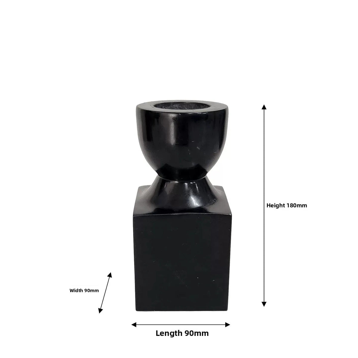 décoration maison moderne vase support bougie marbre noir blanc bois naturel minimalisteintérieur salon chambre