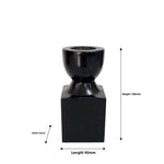 décoration maison moderne vase support bougie marbre noir blanc bois naturel minimalisteintérieur salon chambre