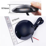 lampe sol led noire argent ip67 étanche moderne 320mm 1w 2w