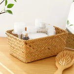 paniers rangement osier naturel rustique multifonctionnels stockage organisation fruits cosmétiques