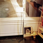 lampe sol moderne noir blanche tissu réglable led 6000k 3000k 170cm