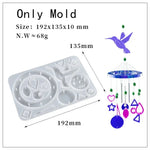 attrape rêves ethnique silicone transparent plumes floral décoration murale suspendue maison