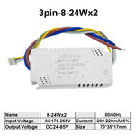 pilote led 24v 200ma 220ma 2pin 3pin 25w 40w 37w 60w 8w éclairage moderne