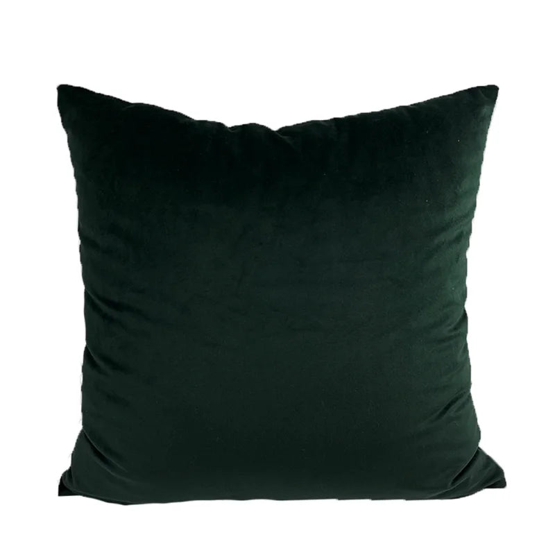 taie d'oreiller tigre léopard feuilles tropicales moderne housse coussin velours noir moutarde décoration salon