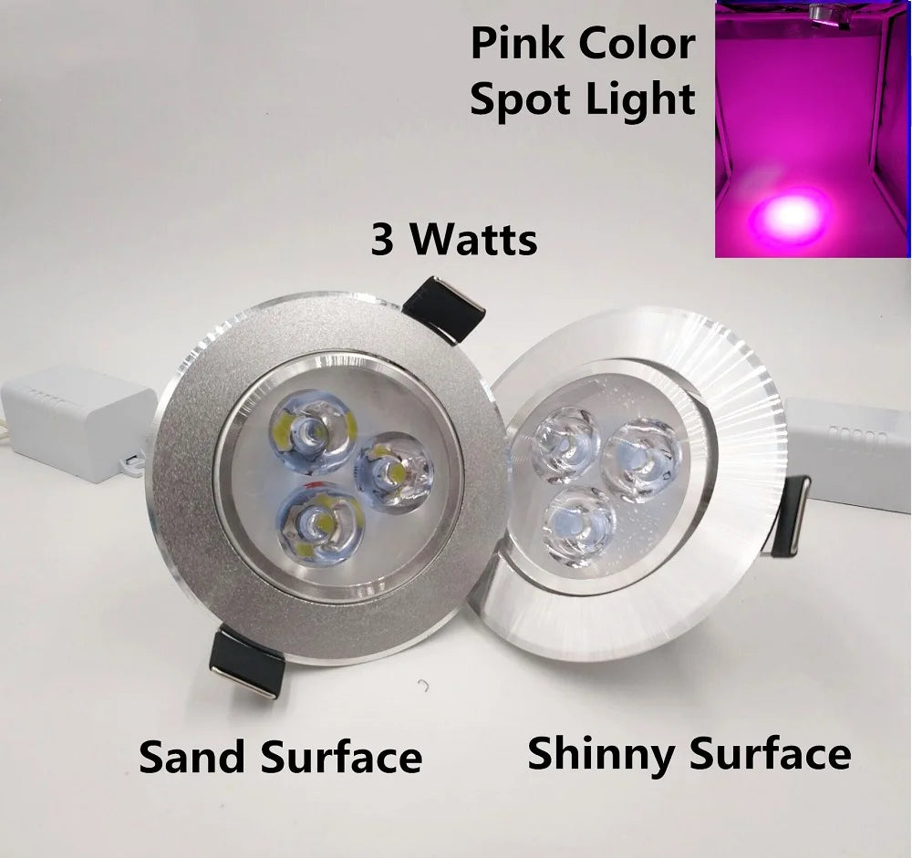 Spot LED argenté moderne surface gravée clips fixation câble d'alimentation 85 240V