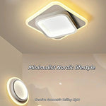 plafonnier led moderne blanc éclairage cuisine salon minimaliste(touches)flux249 2000v90 260ce