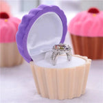 boîte bijoux coquillage blanc rose bleu classique anneaux rangement bague collier