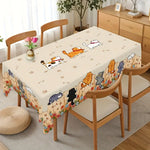 nappe imperméable chats poissons fleurs moderne extérieur printemps été automne hiver machine