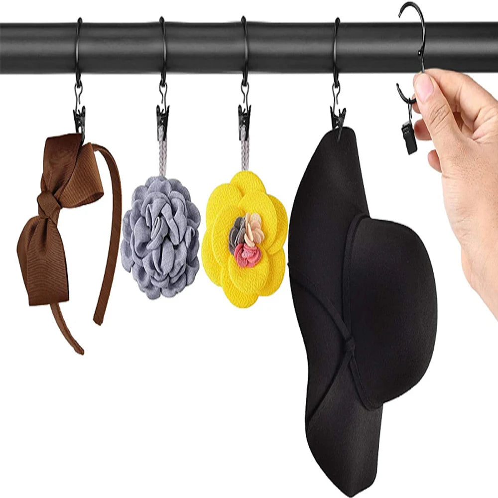 anneaux rideau pince noir métal moderne accessoires drapery clips volets polonais 12 piècesUnmountableContentError: It