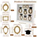 cadres photo miniatures ornementaux classiques statuettes clips lumineuses décoration intérieure vintage