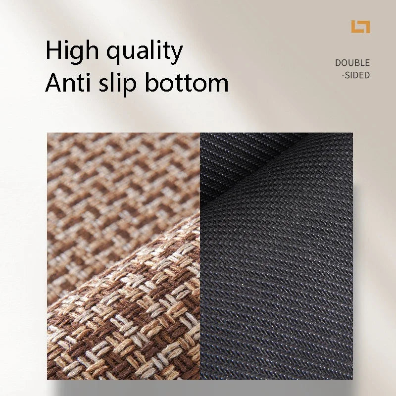 tapis cuisine moderne gris noir blanc rayures horizontales antidérapant lavable sol maison