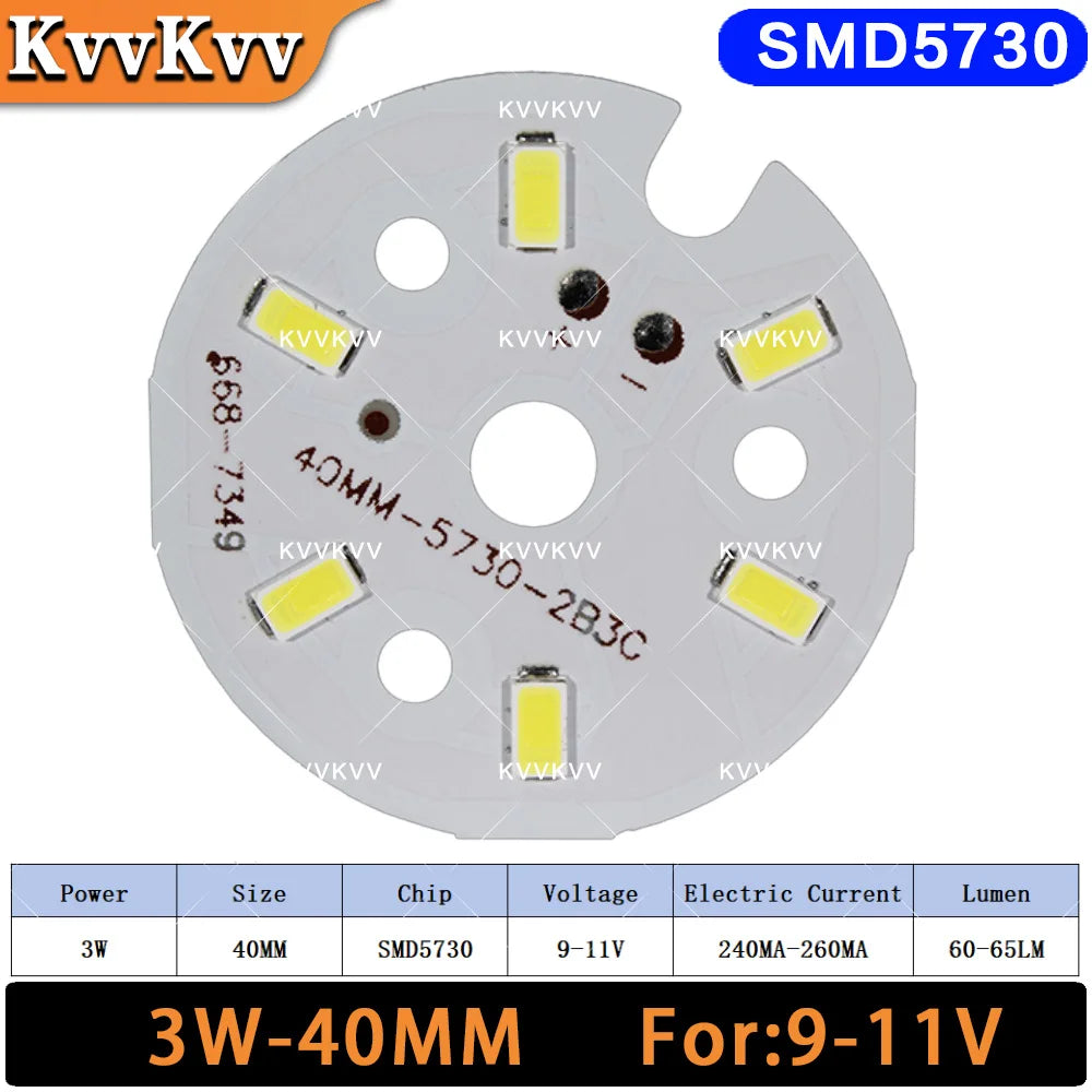 lot 10 plaques led rondes blanches smd 32mm 40mm bricolage carrelage