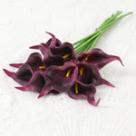 bouquet fleurs artificielles calla blanches vase décoration mariage fête maison