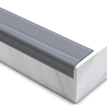 protections marches escalier pvc antidérapantes bandes adhésives texturées noir gris moderne minimaliste 78.74 pouces